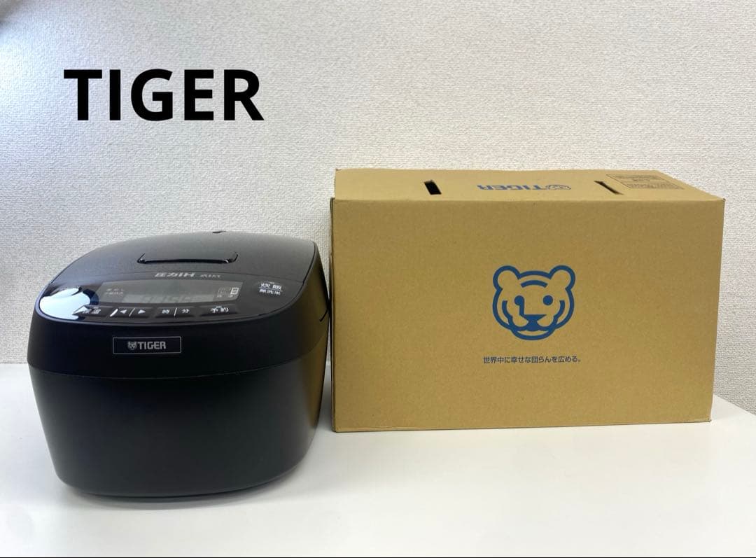 TIGER タイガー 炊飯器 JPV-C100KG IHジャー 炊飯器 ブラック