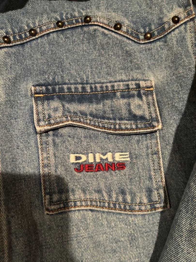 DIME ブルーデニムジャケット　stussy supreme