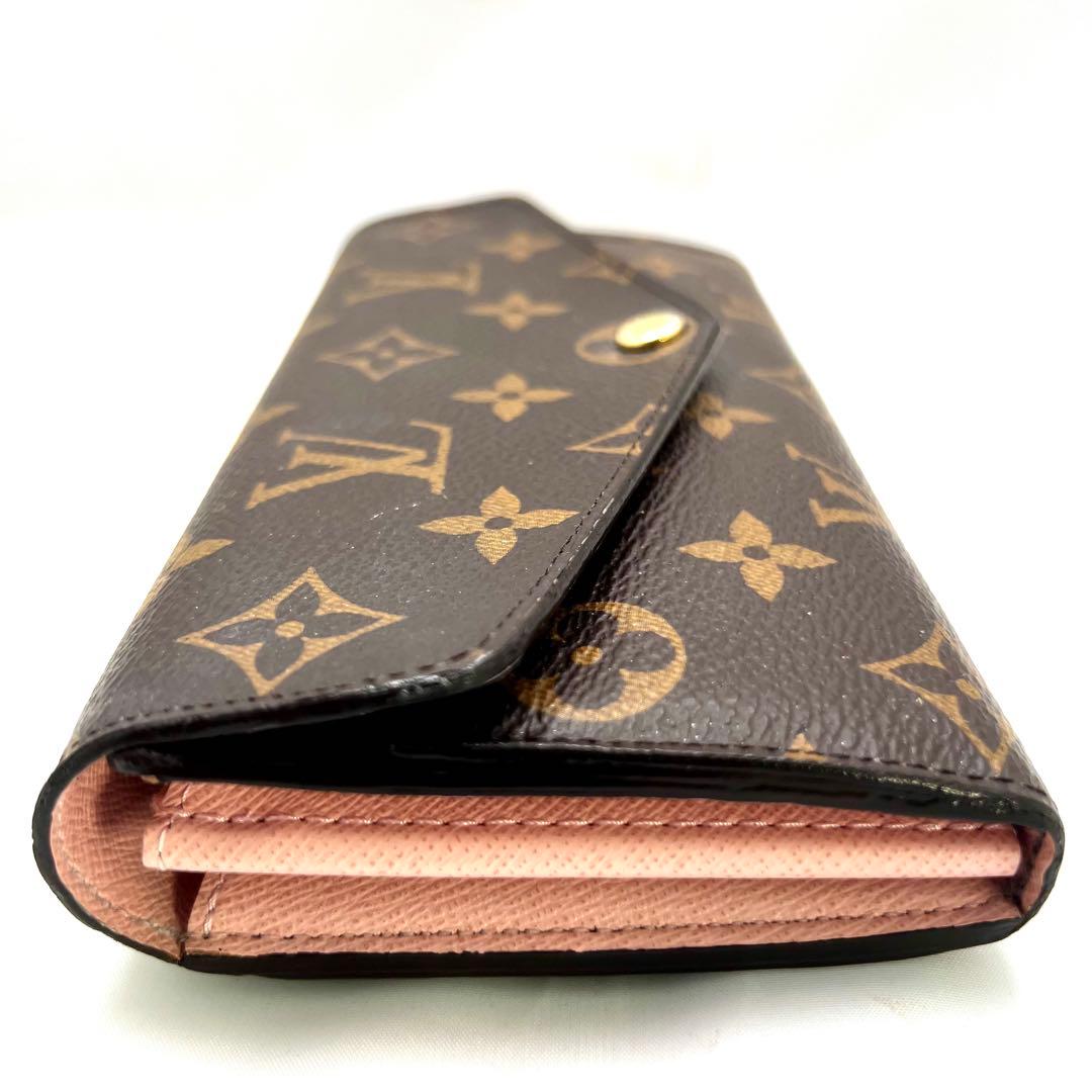 ルイヴィトン モノグラム 新型ポルトフォイユサラ ローズバレリーヌM62235