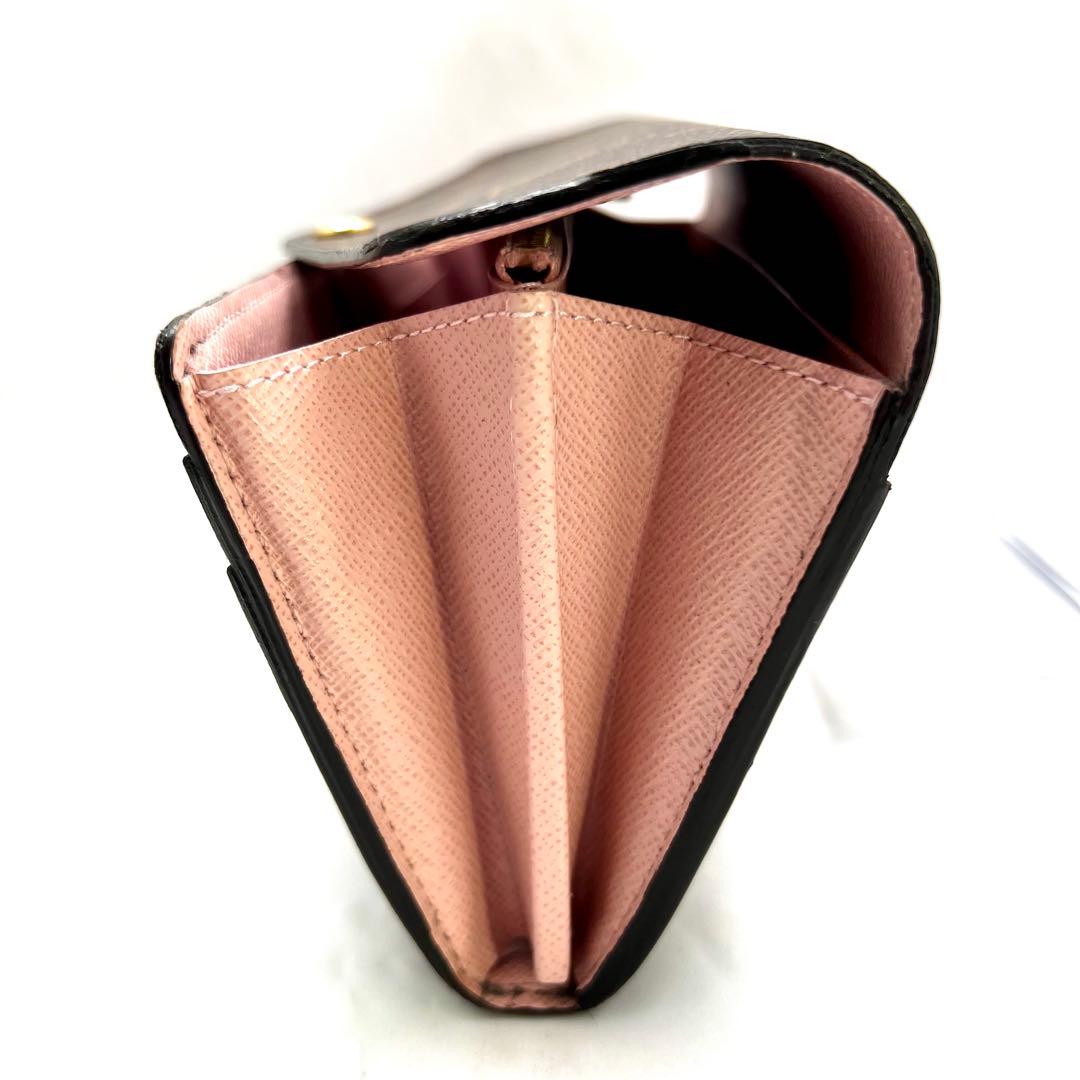 ルイヴィトン モノグラム 新型ポルトフォイユサラ ローズバレリーヌM62235