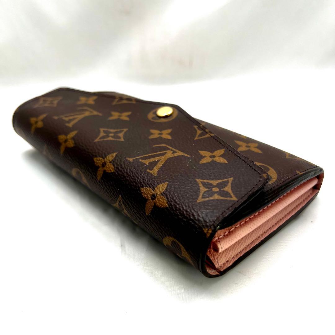 ルイヴィトン モノグラム 新型ポルトフォイユサラ ローズバレリーヌM62235