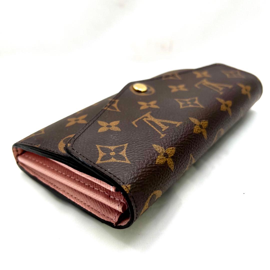 ルイヴィトン モノグラム 新型ポルトフォイユサラ ローズバレリーヌM62235