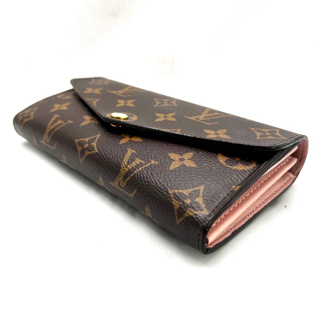 ルイヴィトン モノグラム 新型ポルトフォイユサラ ローズバレリーヌM62235