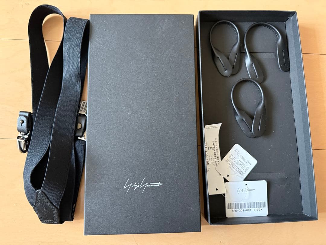 【美品】ヨウジヤマモト　クロスデザイン サスペンダー