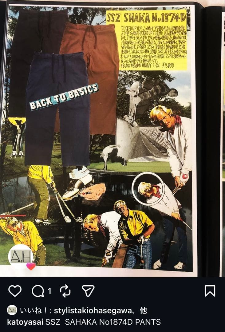 ssz shaka パンツ ディッキーズ 874 brochure ダブルニー