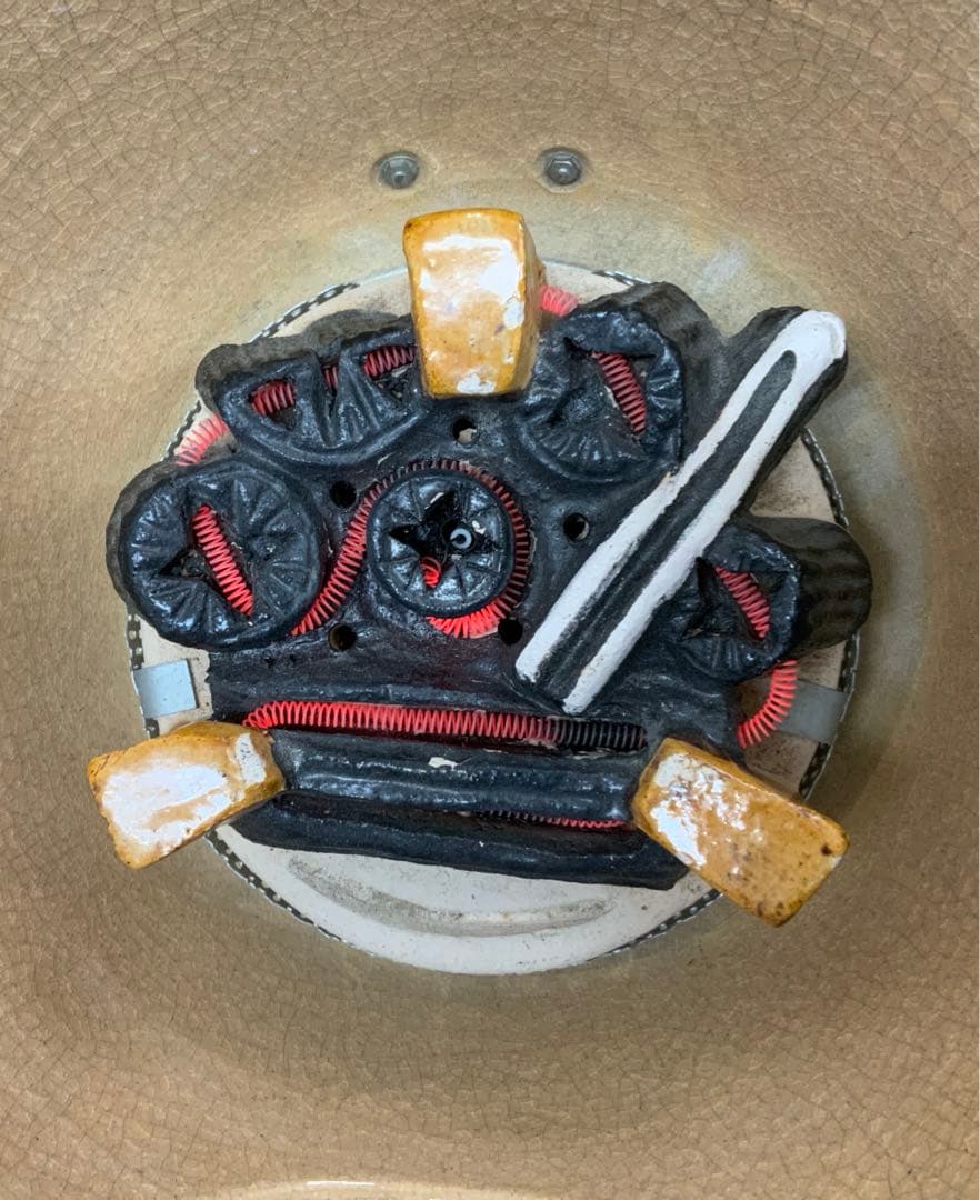 風炉 電熱器 富士形茶釜　セット　頂上白檀付き