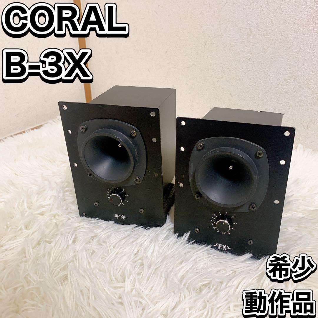 希少 動作品 CORAL B-3X スーパートゥイーター ツイーター コーラル