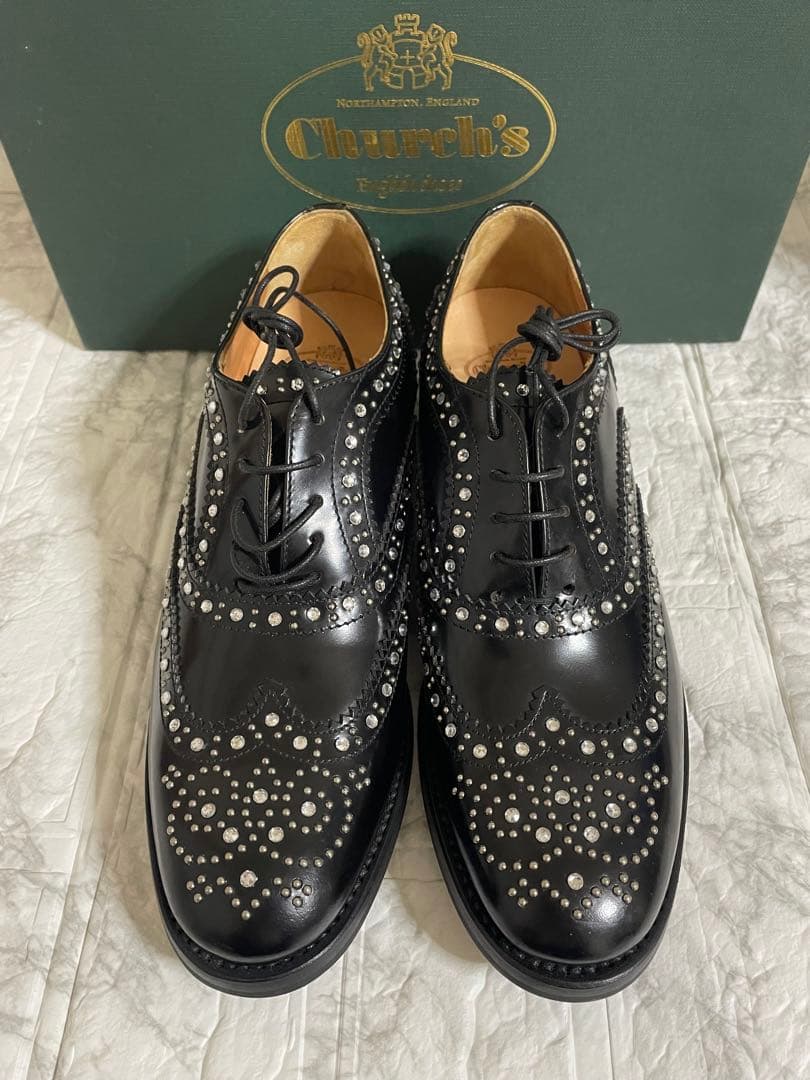 新品未使用　 Church’s Churchs スタッズシューズ　チャーチ靴