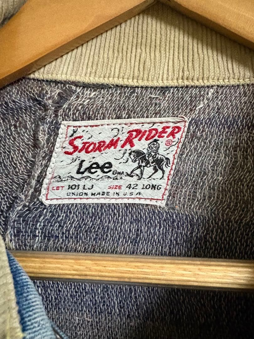 60s Lee 101LJ sz42 LONG！ストームライダー