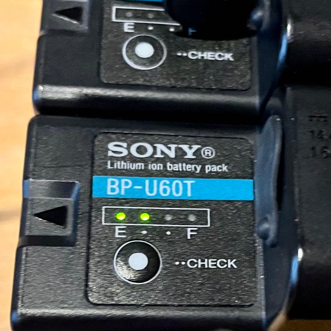 SONYバッテリーチャージャー + 純正バッテリー2本 + Hiroseケーブル