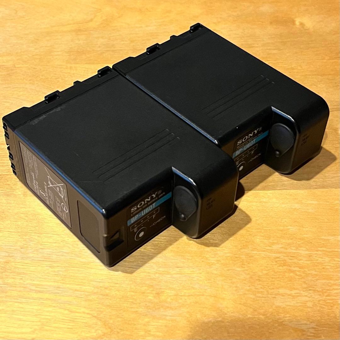 SONYバッテリーチャージャー + 純正バッテリー2本 + Hiroseケーブル