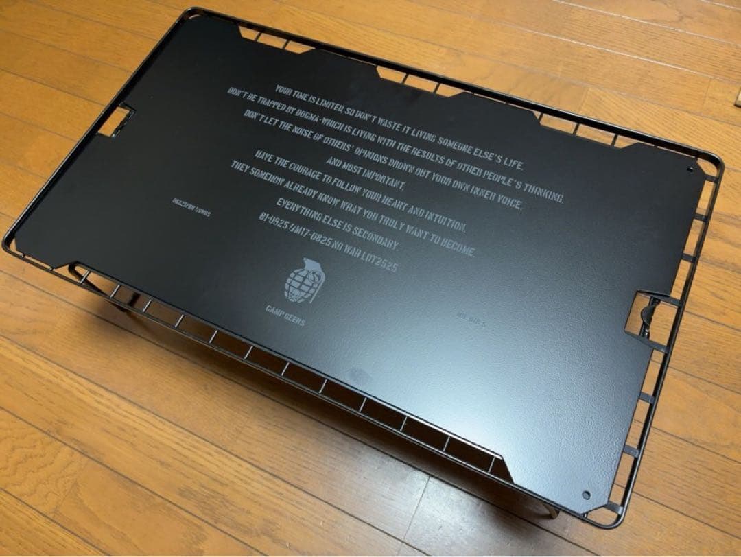 CAMP GEEKS フィールドラック天板　ユニフレーム　ブラック