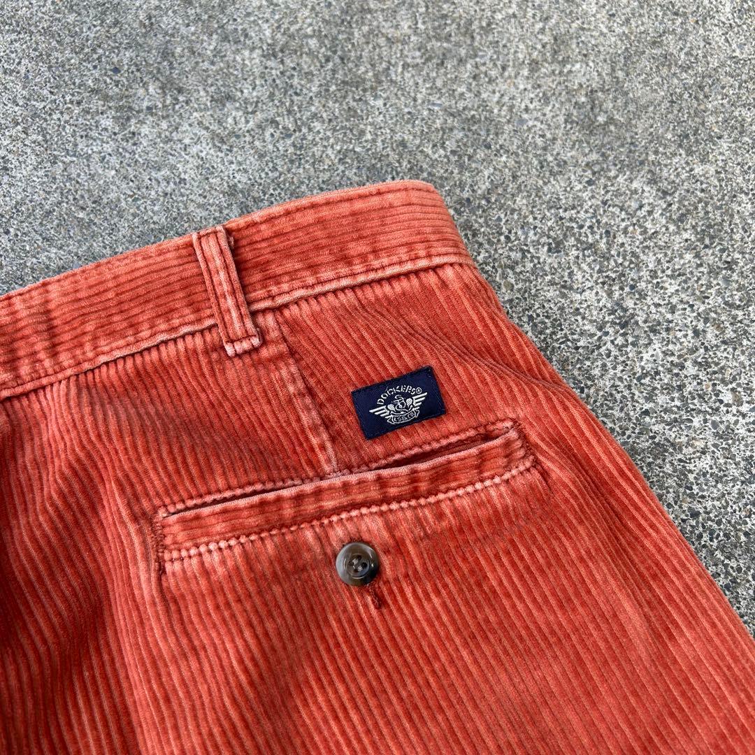 90s Dockers 太畝コーデュロイパンツ us古着 ツータック リーバイス