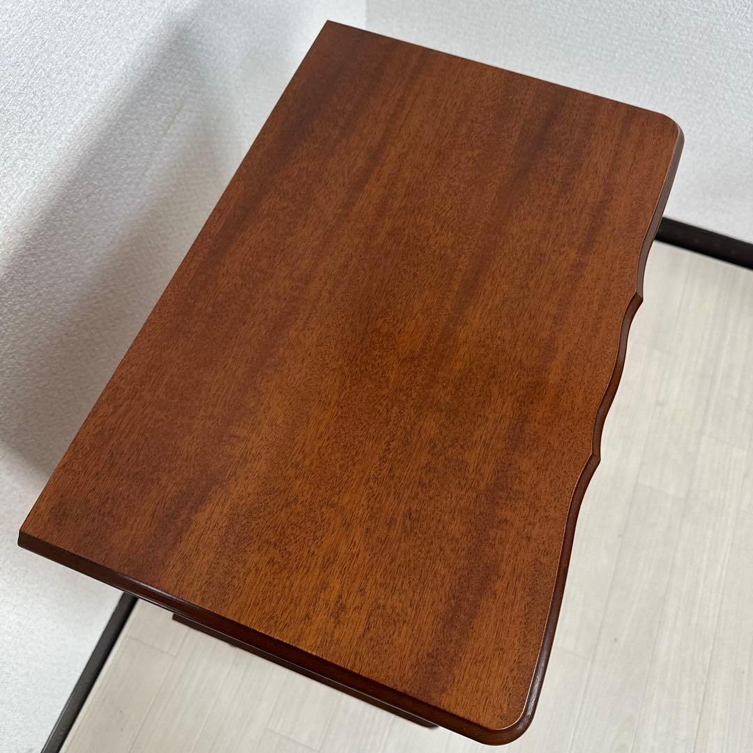 イタリア製 クラウディオ アンティーク調 3段チェスト 猫脚 電話台 i4※