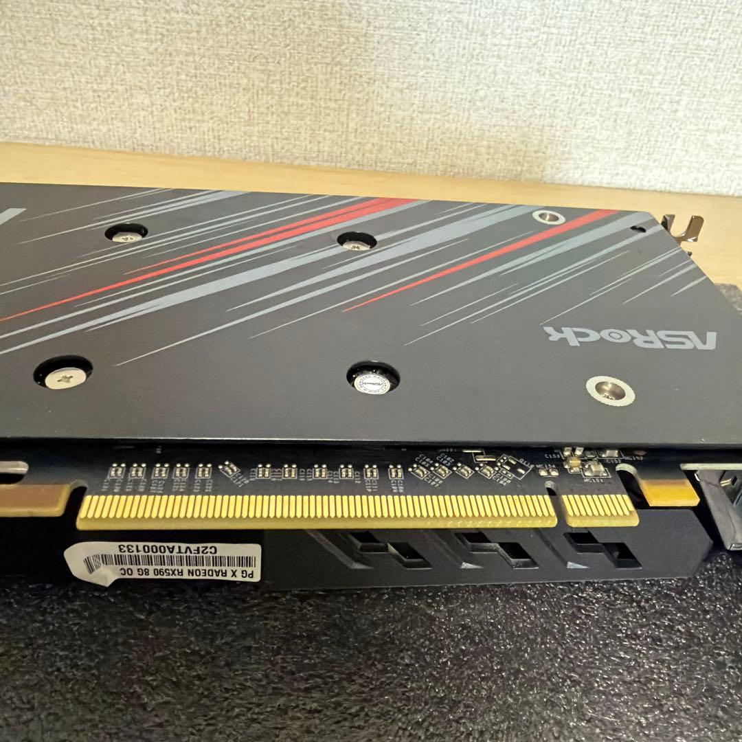 グラフィックボード・グラボ・ビデオカード ASRock Radeon RX590 8GB