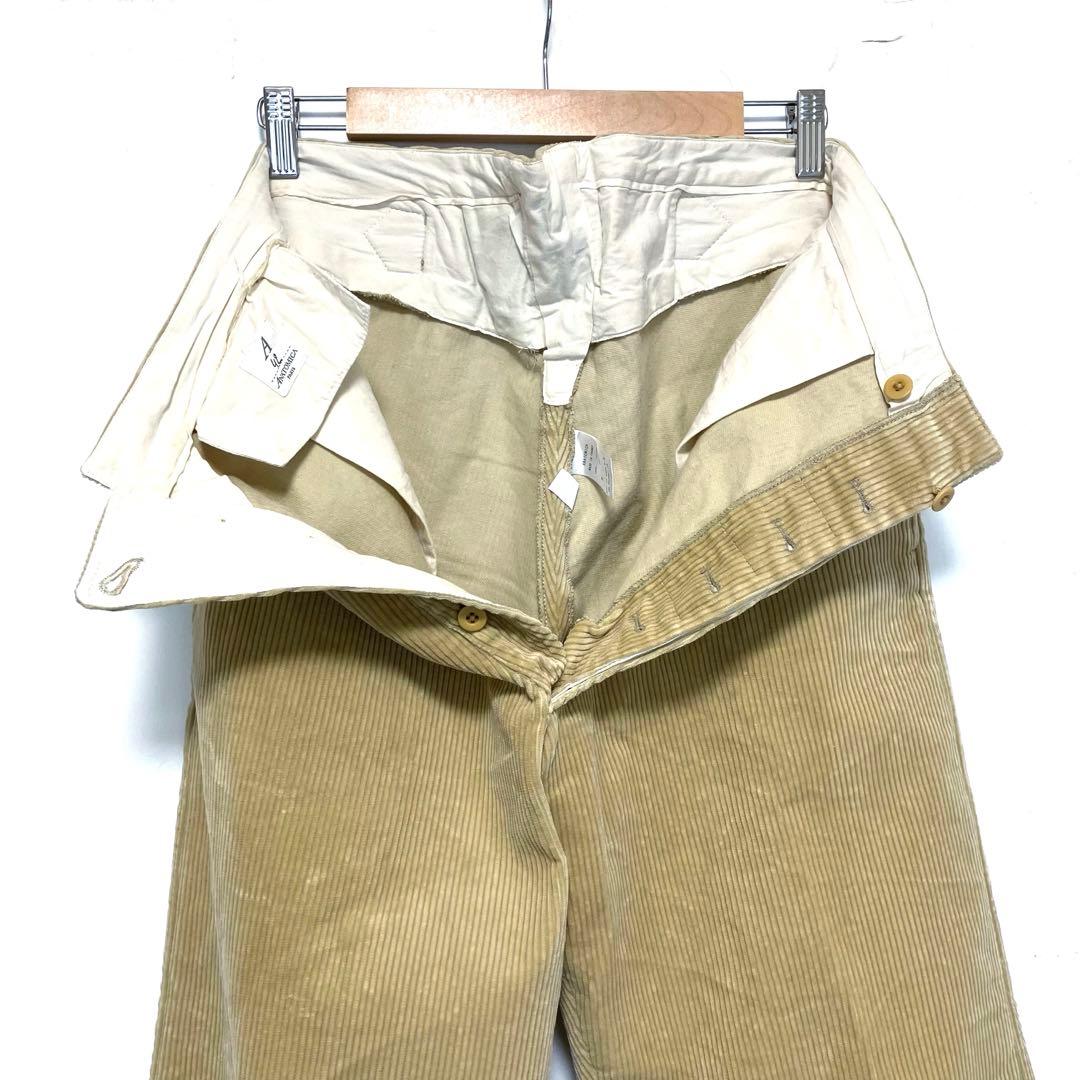 し*う様 アナトミカ 1915 pants コーデュロイパンツ　42 ライトベー
