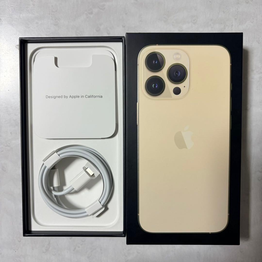 【美品】iPhone13 pro ゴールド 128 GB SIMフリー
