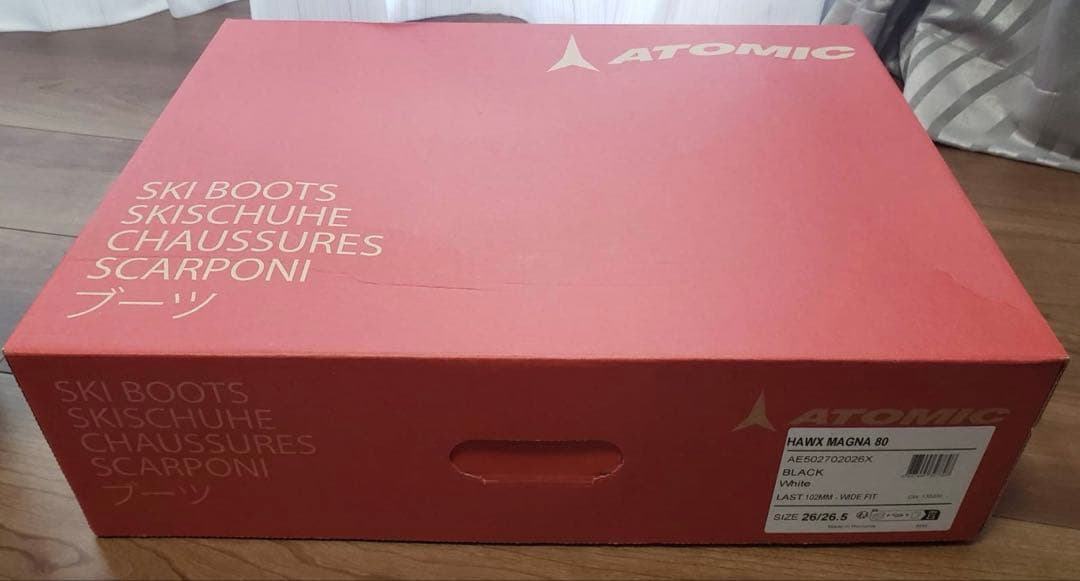 スキー ATOMIC HAWX MAGNA80 26-26.5