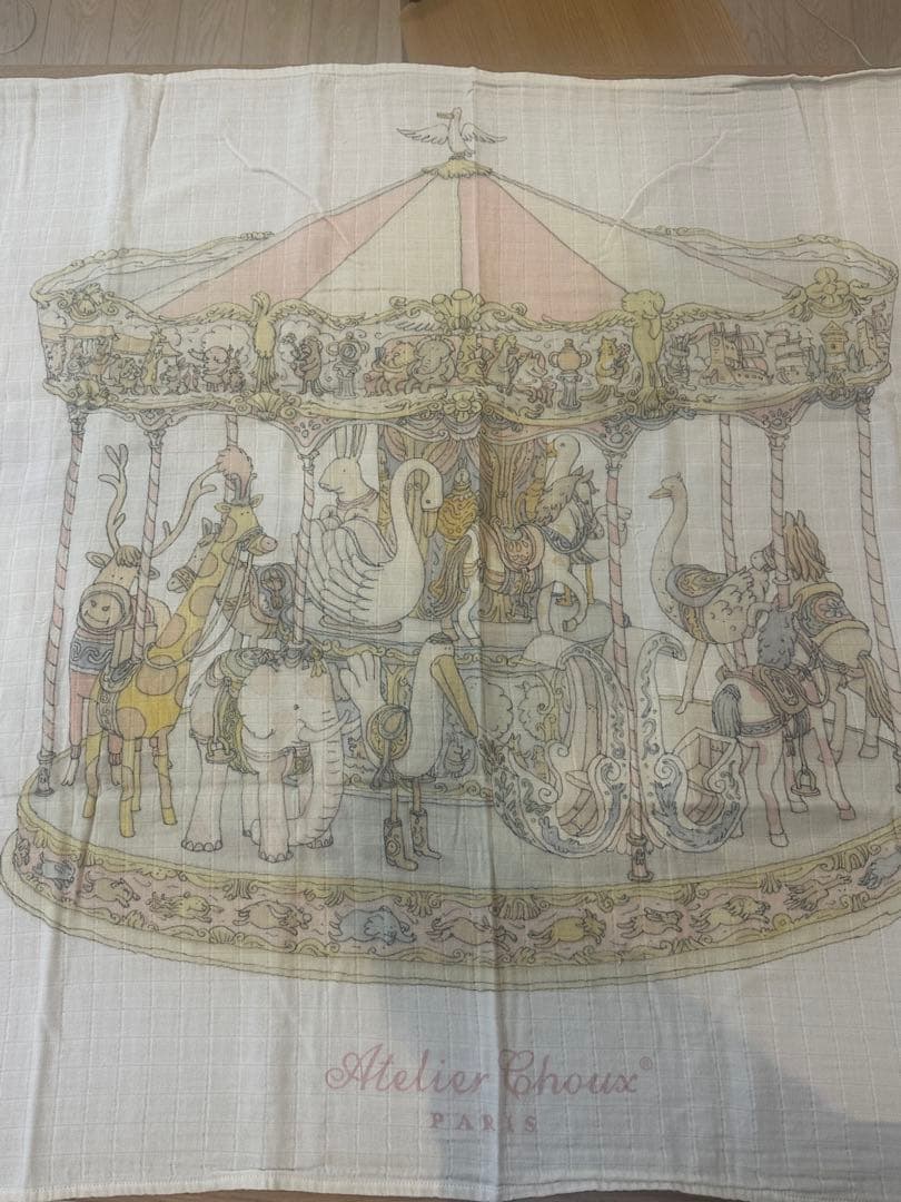 Atelier Chouxメリーゴーランド ブランケット おくるみ