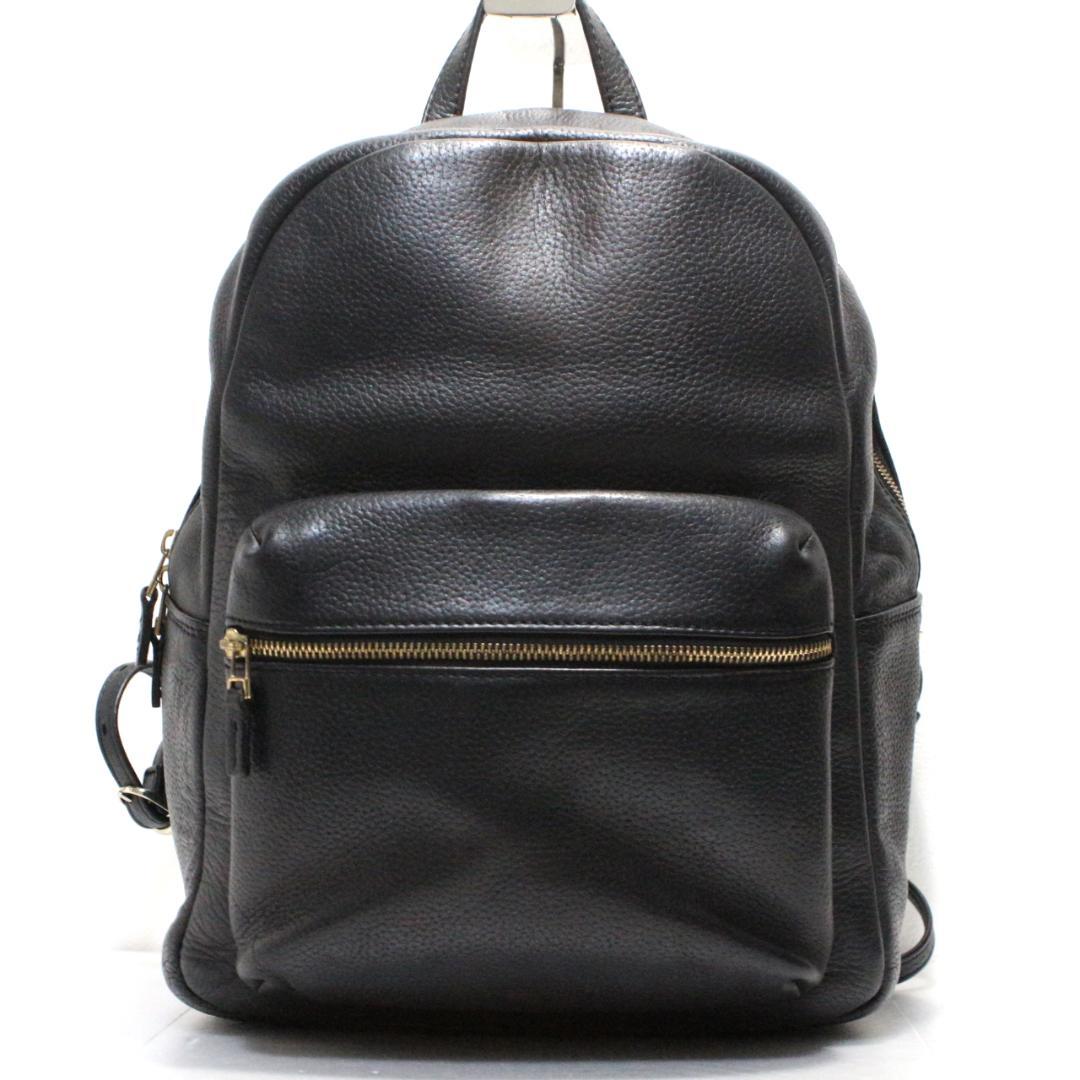 HushTug ハッシュタグ モンゴルレザー リュック ブラック 黒 廃盤品