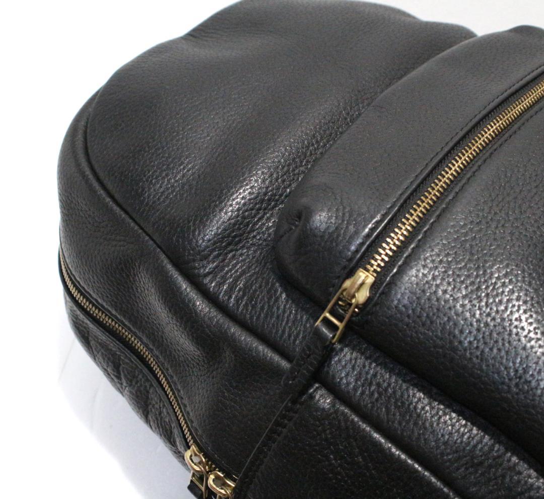 HushTug ハッシュタグ モンゴルレザー リュック ブラック 黒 廃盤品