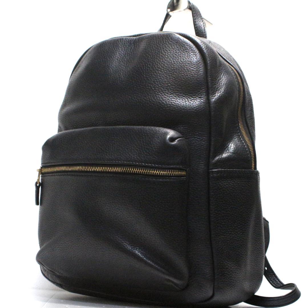 HushTug ハッシュタグ モンゴルレザー リュック ブラック 黒 廃盤品