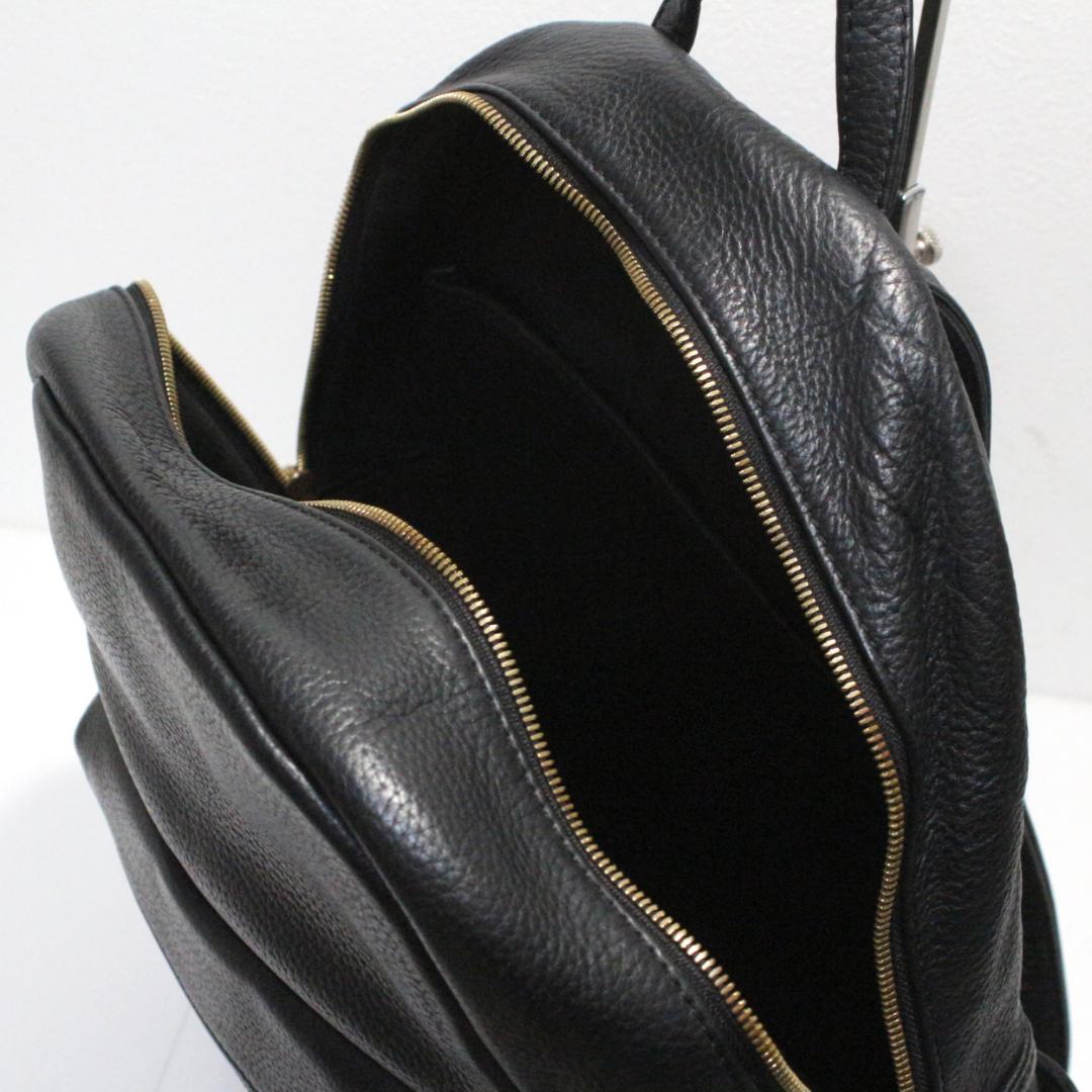 HushTug ハッシュタグ モンゴルレザー リュック ブラック 黒 廃盤品