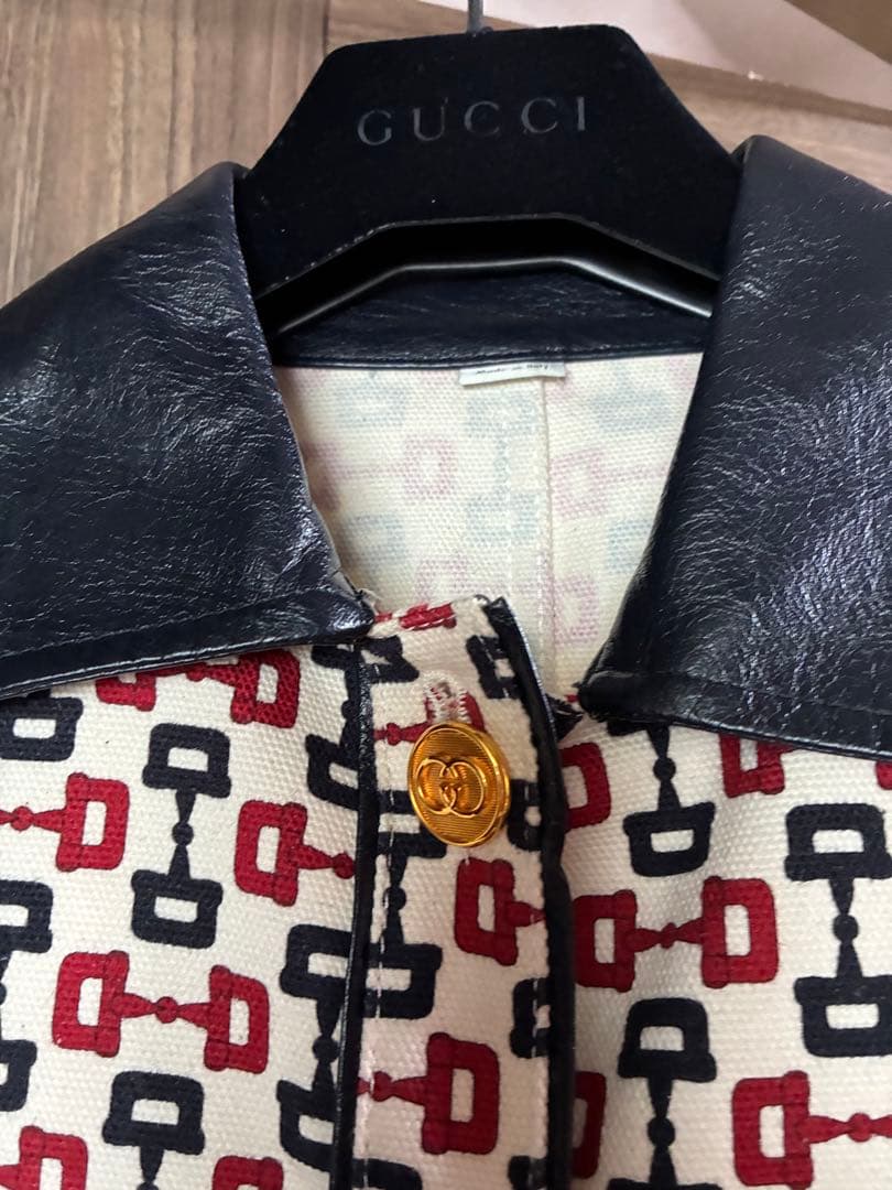 GUCCI 幾何学模様 テーラードジャケット