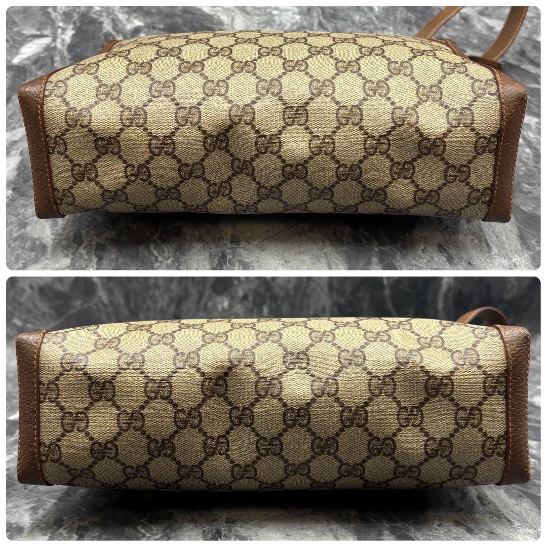 ✨美品✨GUCCI クラッチバッグ GG セカンド ブラウン ベージュ ロゴ