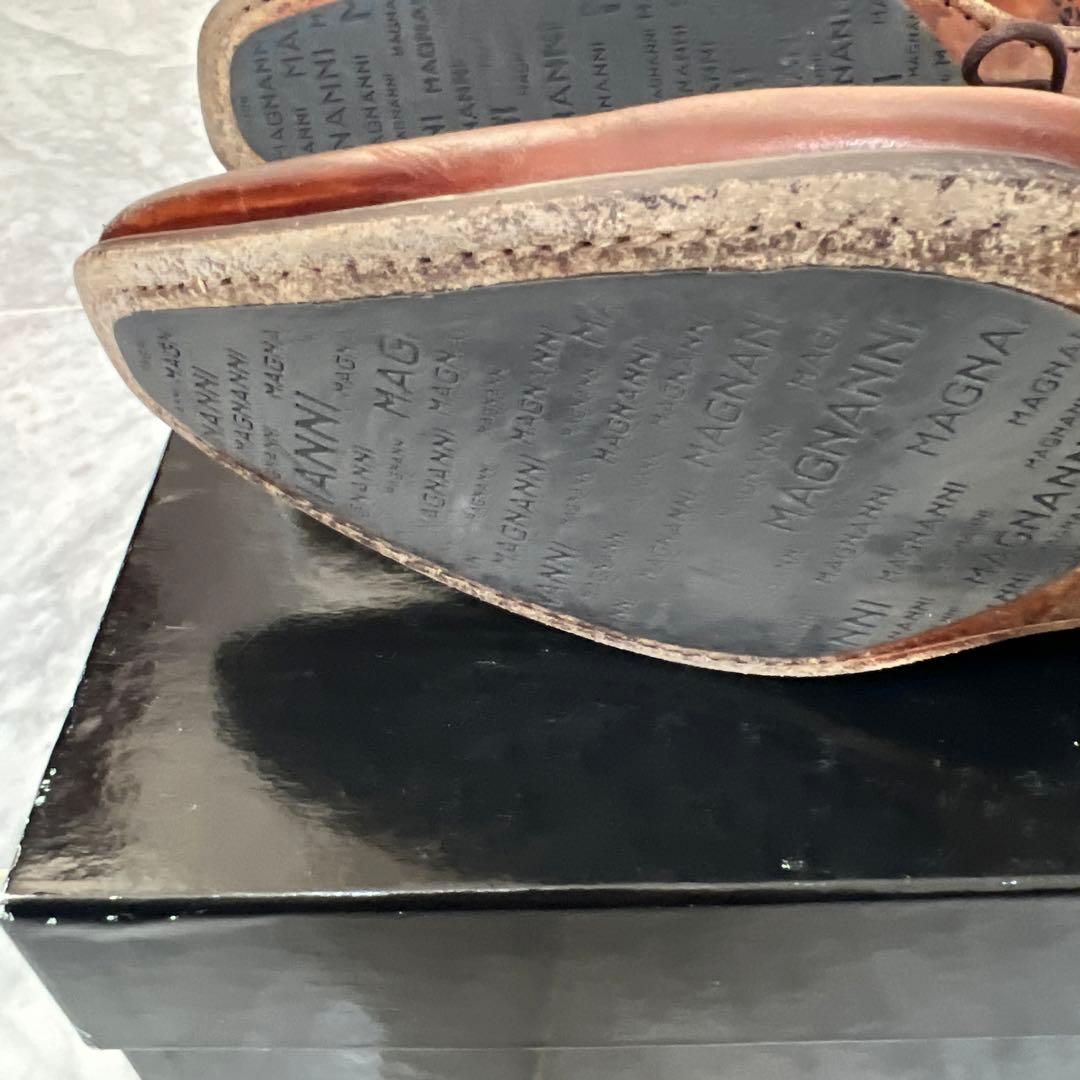 MAGNANNI ブラウン ドレスシューズ 41