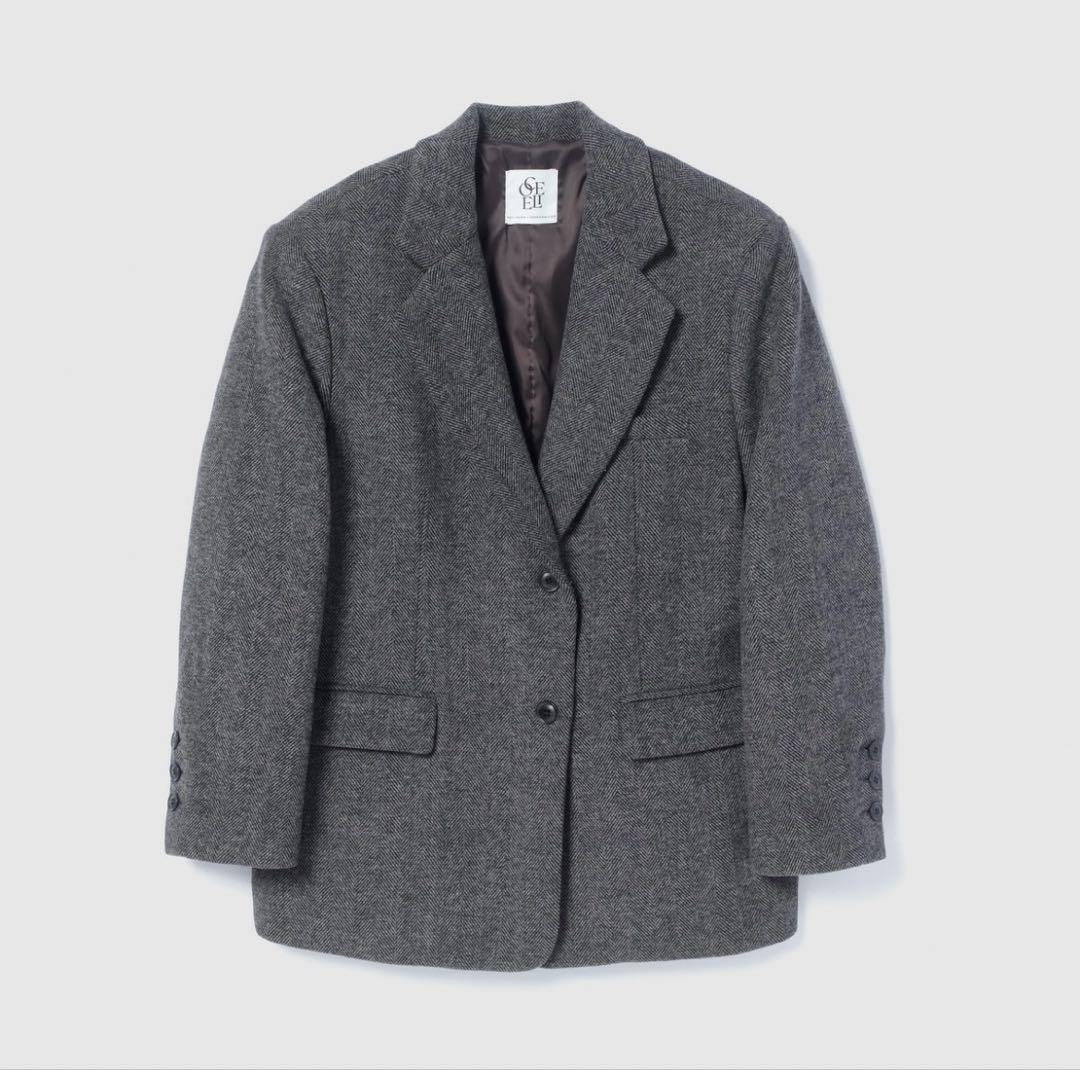 人気完売 COELIE collab オーバーショルダーテーラードジャケット