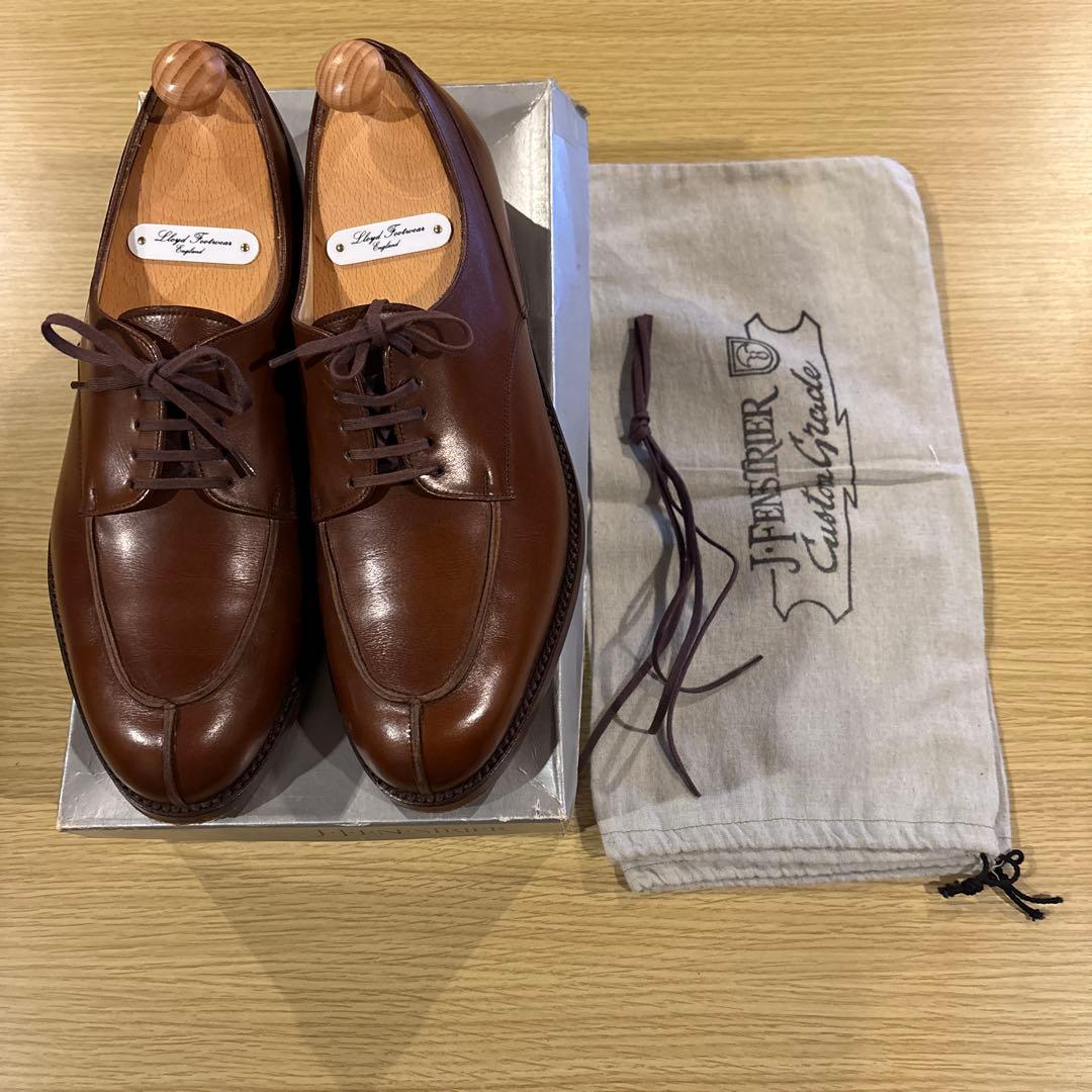 デ*ズ様 80s J.FENESTRIER Uチップシューズ 71/2