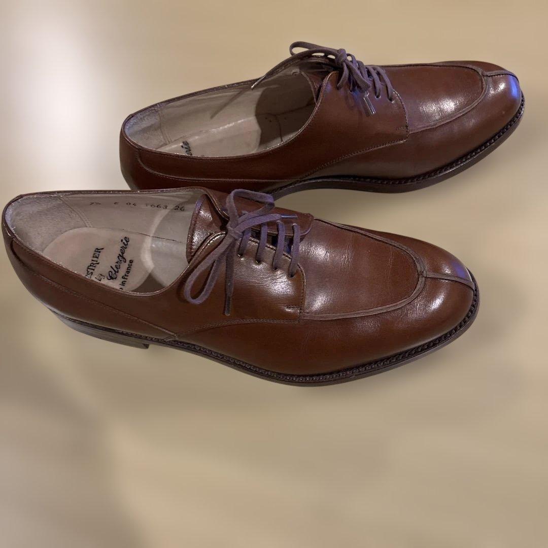 デ*ズ様 80s J.FENESTRIER Uチップシューズ 71/2