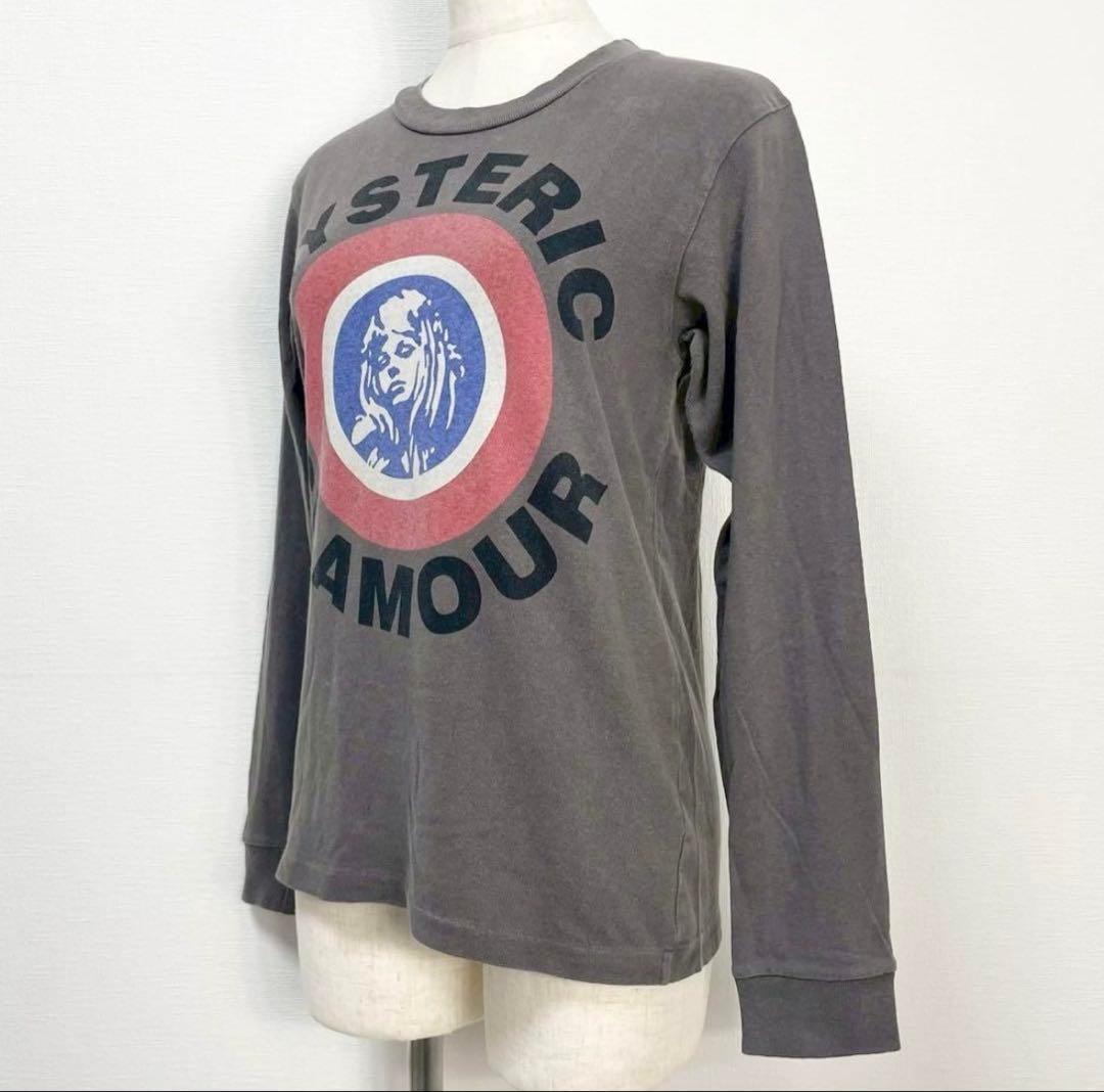 HYSTERIC GLAMOUR ターゲットガール ロゴロンT