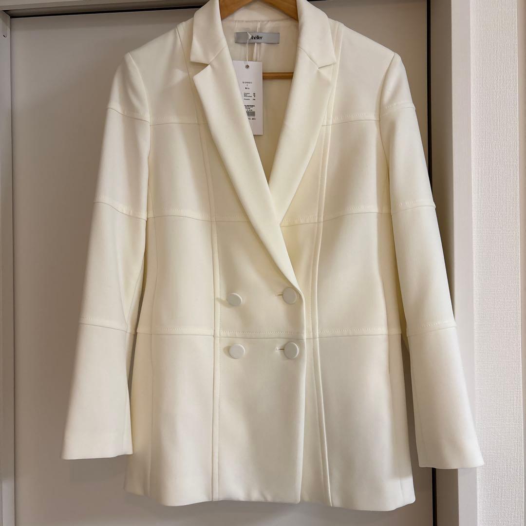 sheller シェリエ　ウィンドウチェックジャケット