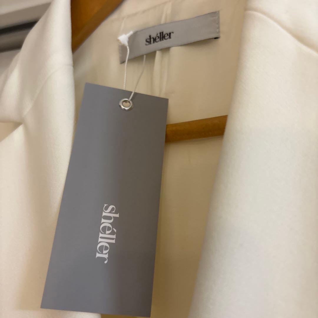 sheller シェリエ　ウィンドウチェックジャケット