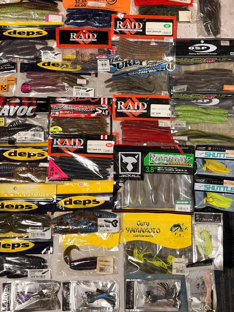 【ルアー・ワーム大量】デプス・レイドジャパン他【バス釣り引退セット】