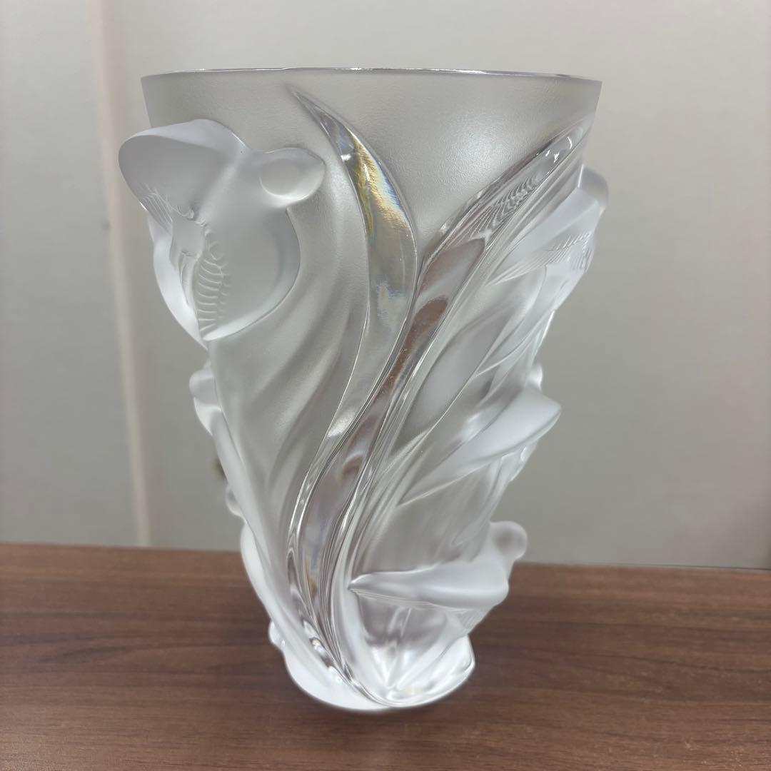 ラリック 花瓶 マルティネット Martinets フラワーベース 鳥