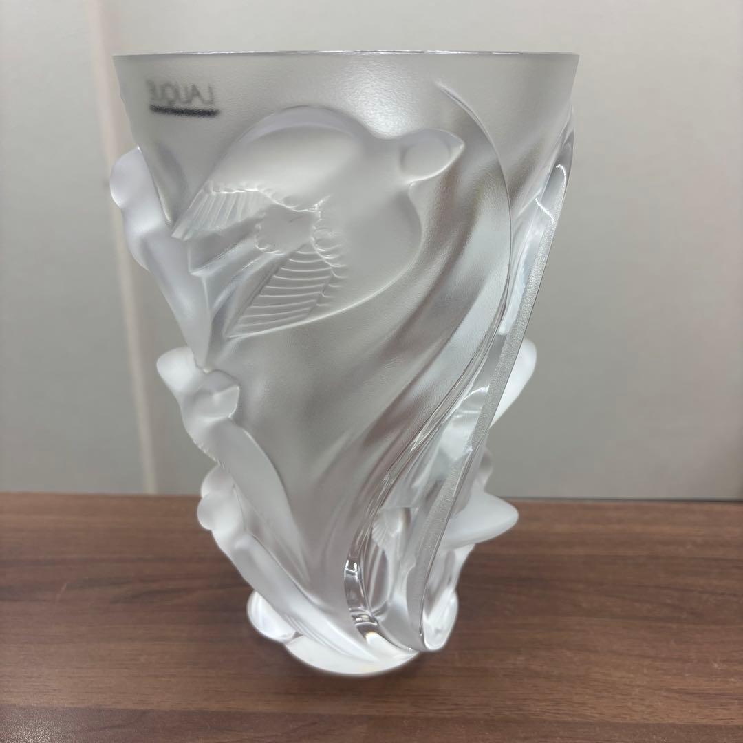 ラリック 花瓶 マルティネット Martinets フラワーベース 鳥