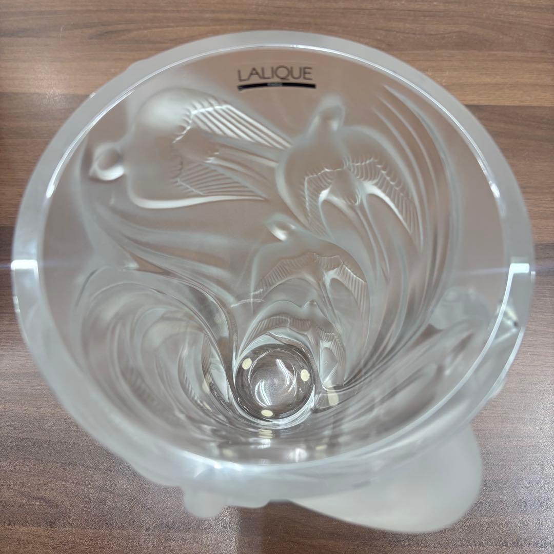 ラリック 花瓶 マルティネット Martinets フラワーベース 鳥