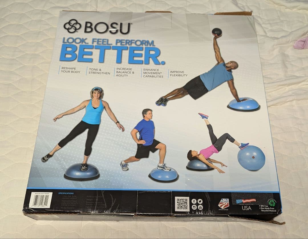 BOSU バランストレーナー ホームバージョン DVD付属 トレーニンググッズ