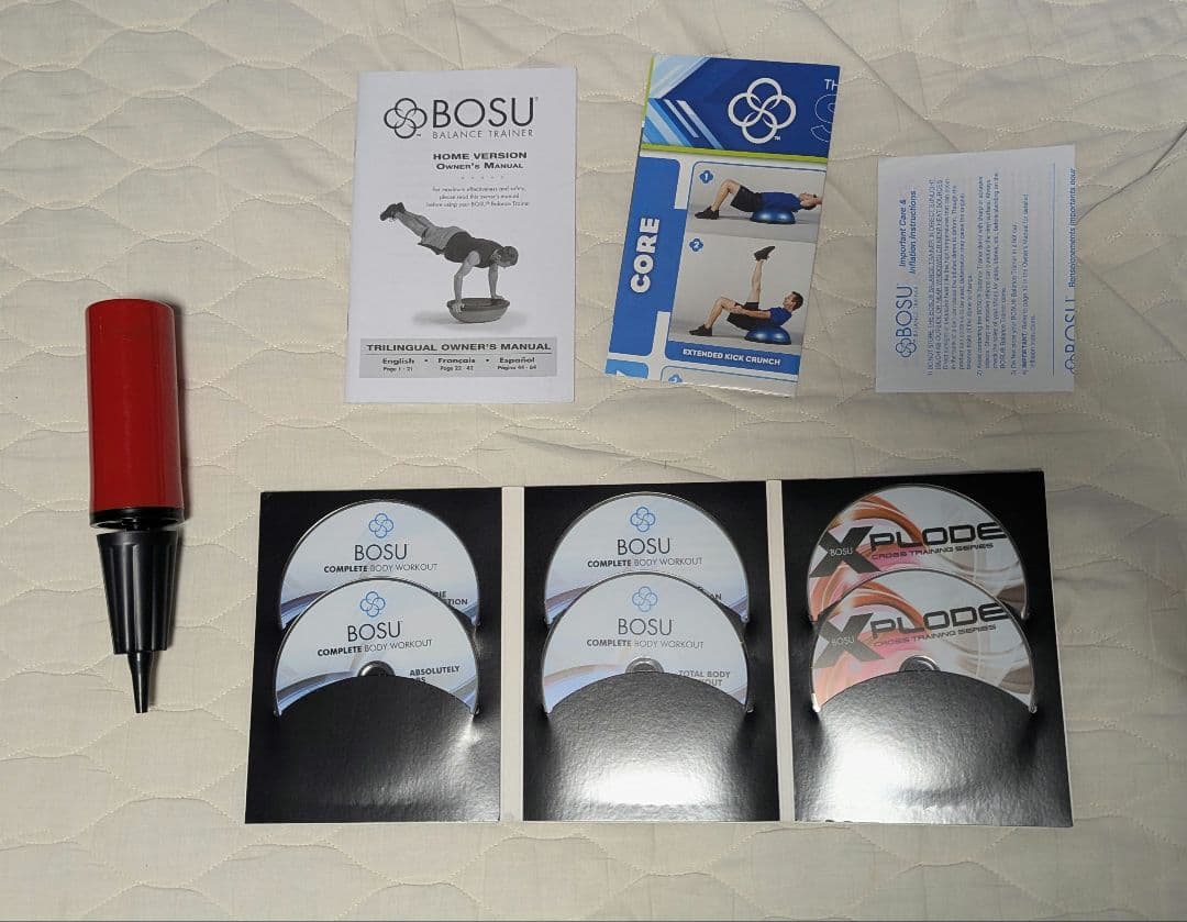 BOSU バランストレーナー ホームバージョン DVD付属 トレーニンググッズ
