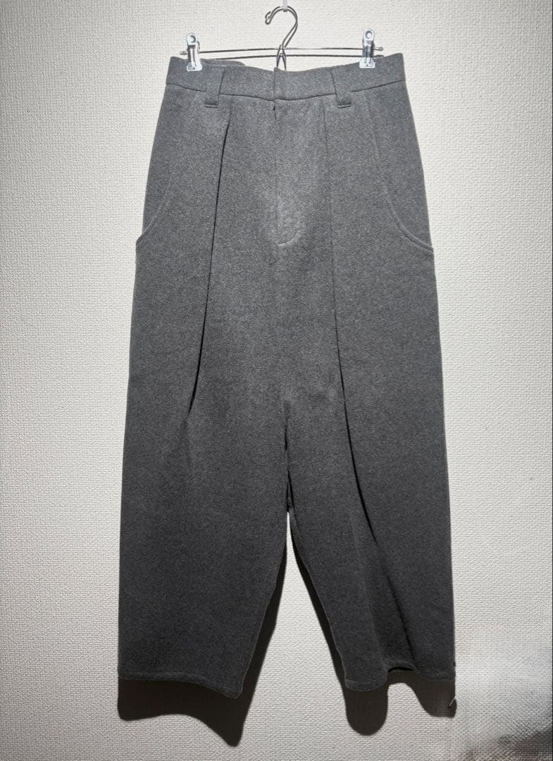 sunset 傑　MOSSA WOOL WIDE SAROUEL SLACKS