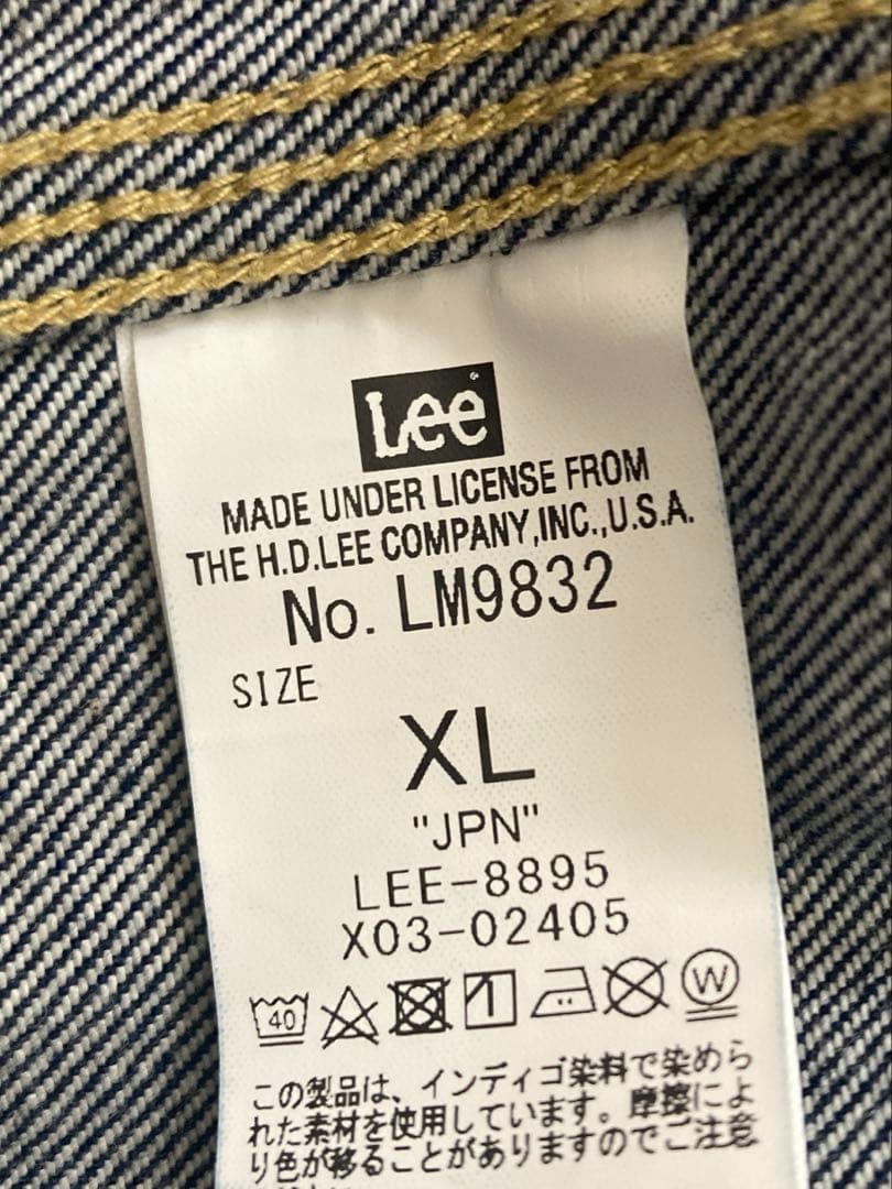 【極美品 XL】Lee LM9832 100周年 カウボーイ デニムジャケット