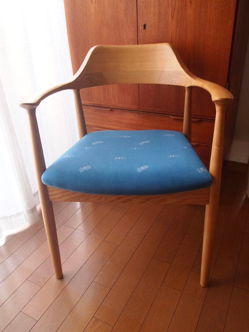 ひなさん専用 ミナペルホネン ハンドメイド アームチェアC 椅子 生地 スツール