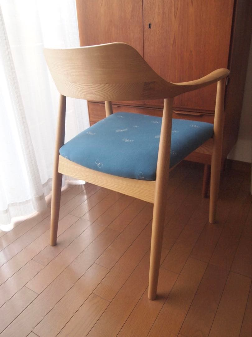 ひなさん専用 ミナペルホネン ハンドメイド アームチェアC 椅子 生地 スツール