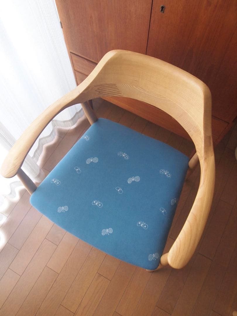 ひなさん専用 ミナペルホネン ハンドメイド アームチェアC 椅子 生地 スツール