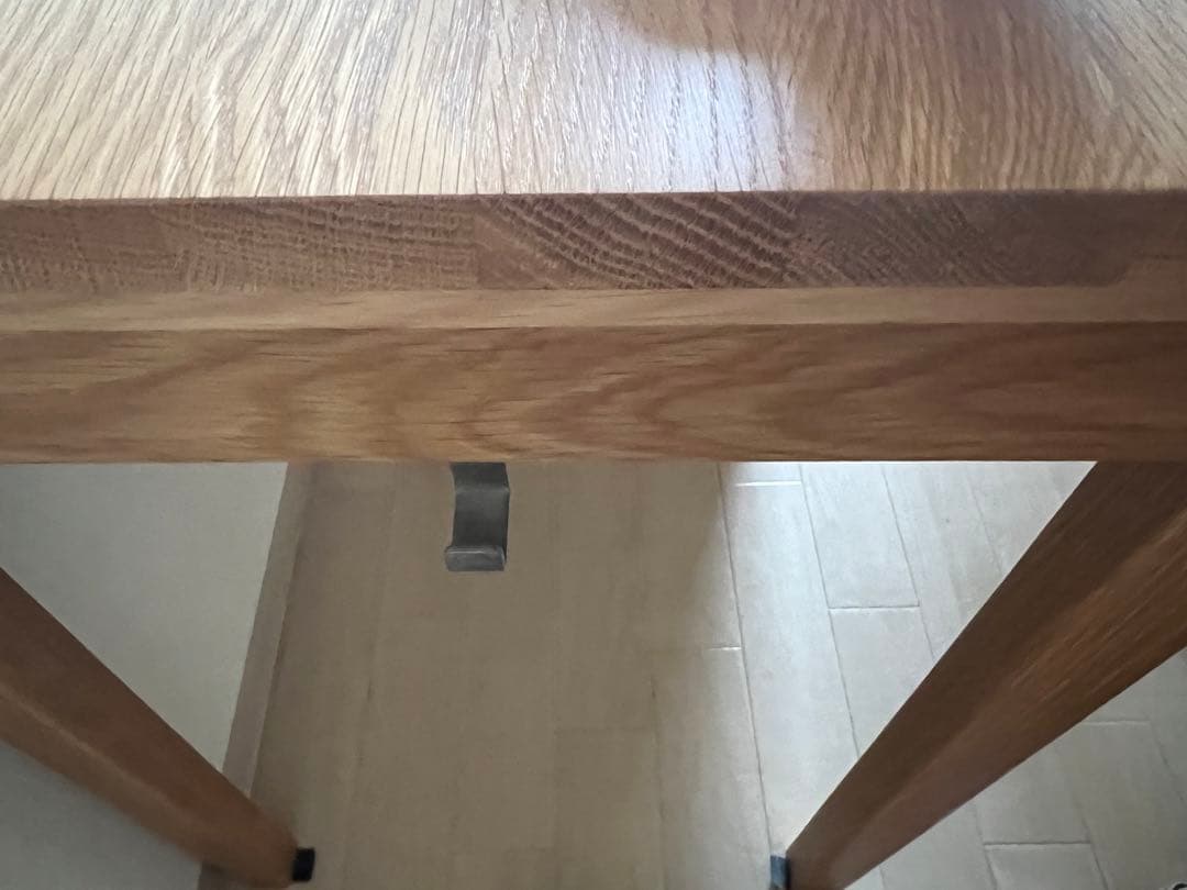 学習机　無垢材デスク　キャビネット付　無印良品　引取限定