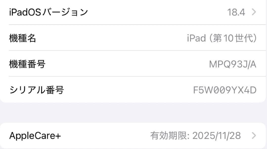 Apple iPad (第10世代) Wi-Fi 256GB ブルー