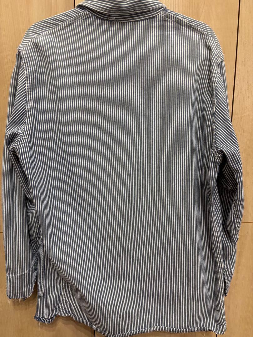 70-80sOshKosh ストライプ カバーオール　ヒッコリー